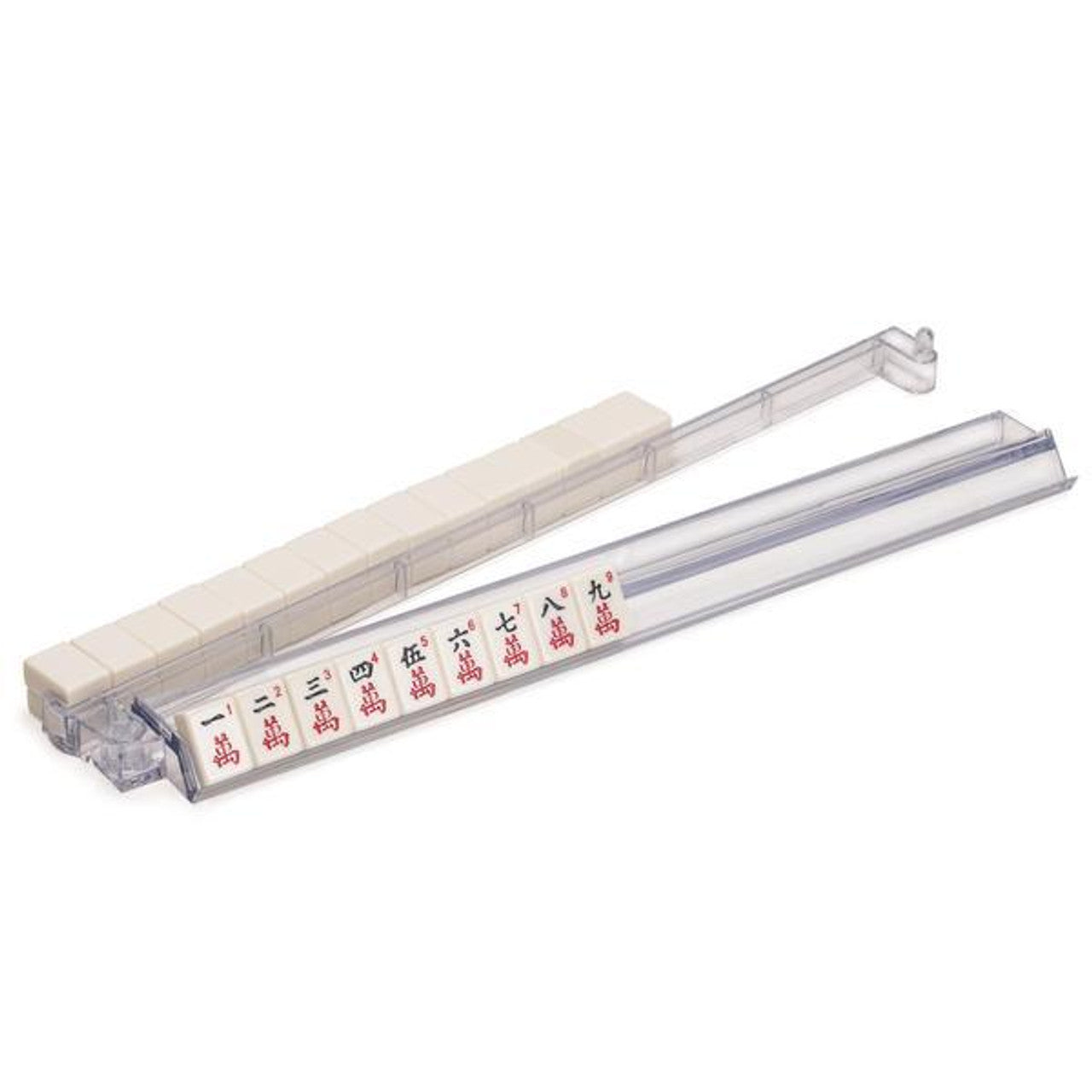 Luxe Dominoes El Mahjong Racks Clear 4 racks and pushers