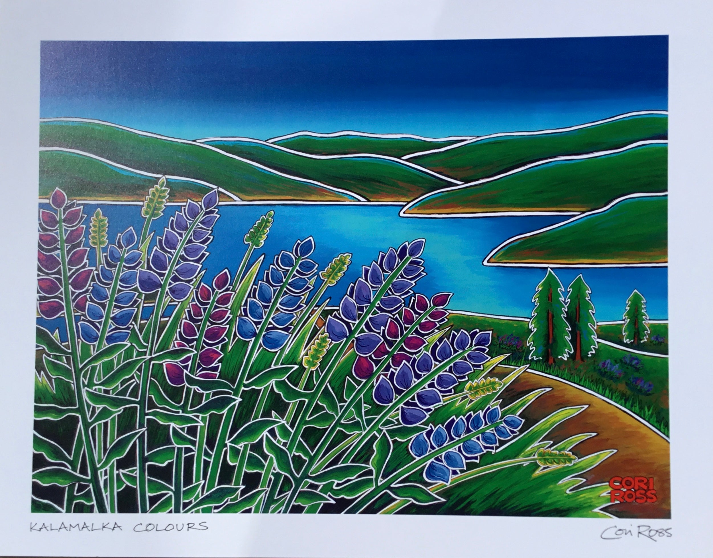 Cross Designs 11 x 14 Print - Kalamalka Colours