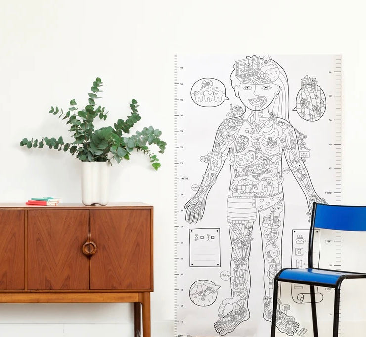 OMY XXL Coloring Roll My Body