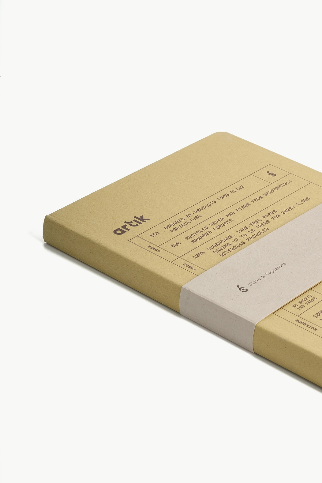 Artik Hard Cover Journal Olive