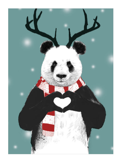 Retrospect Boxed Cards Christmas Panda