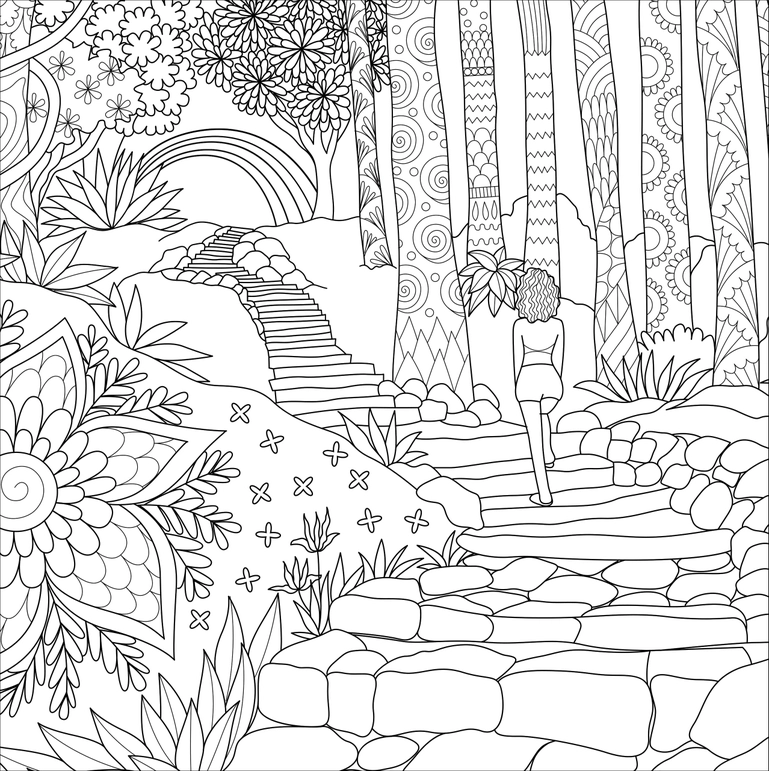 Boho Dreams Colouring Book