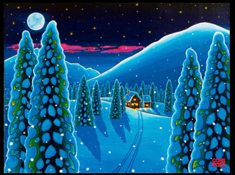 Cross Designs 11 x 14 Print - Starry Nights