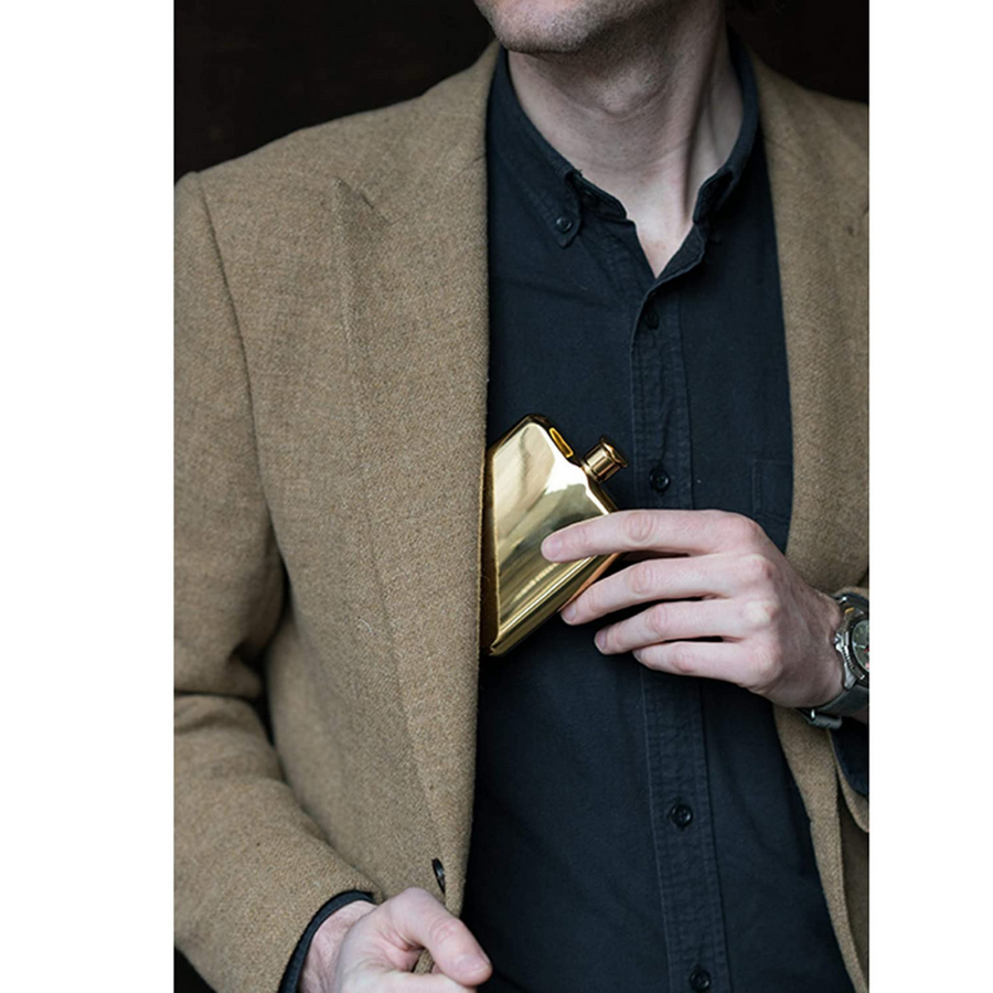Viski Gold Flask