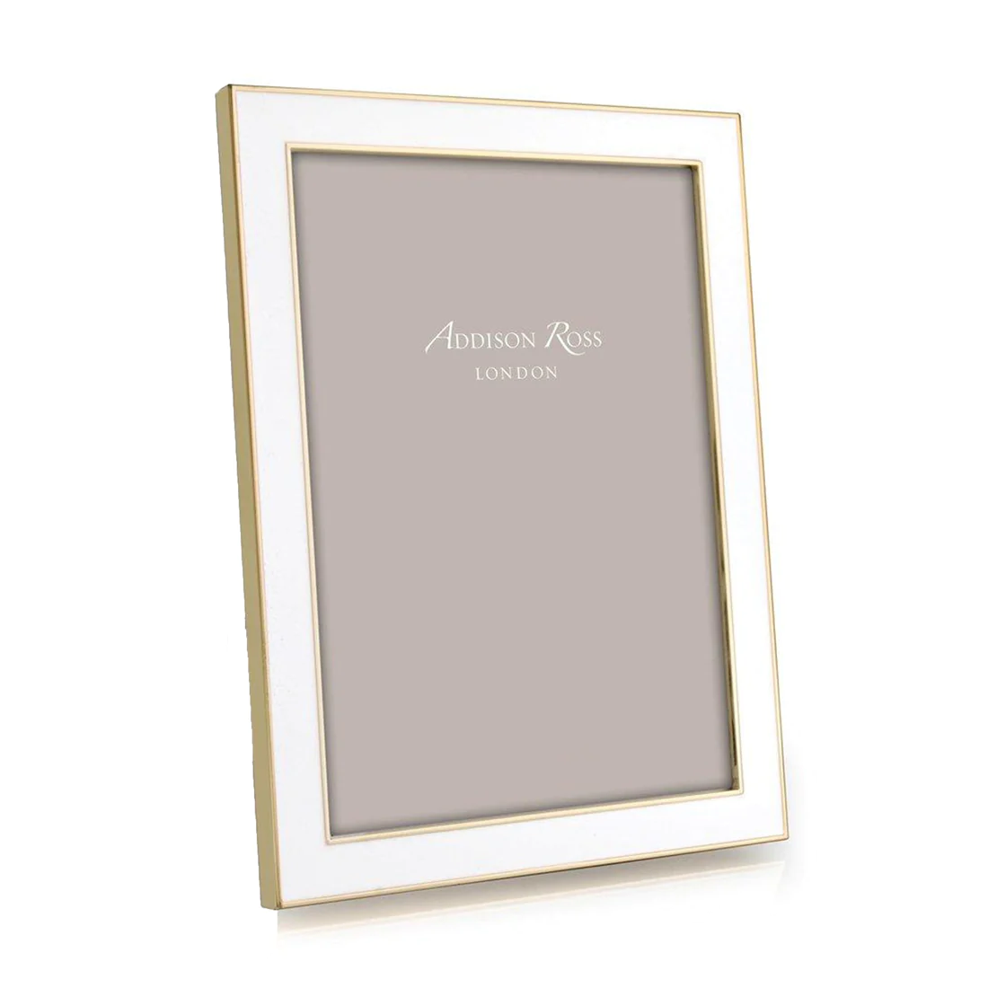 Addison Ross 8x10 15mm White & Gold