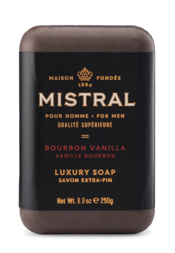 Mistral Bar Soap 250g Men's Bourbon Vanila