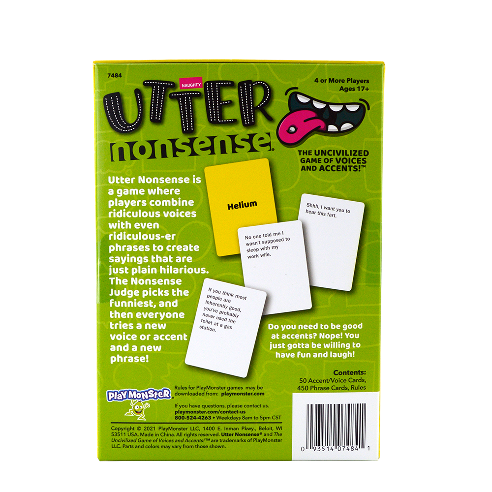 Playmonster Utter Nonsense - Naughty Edition