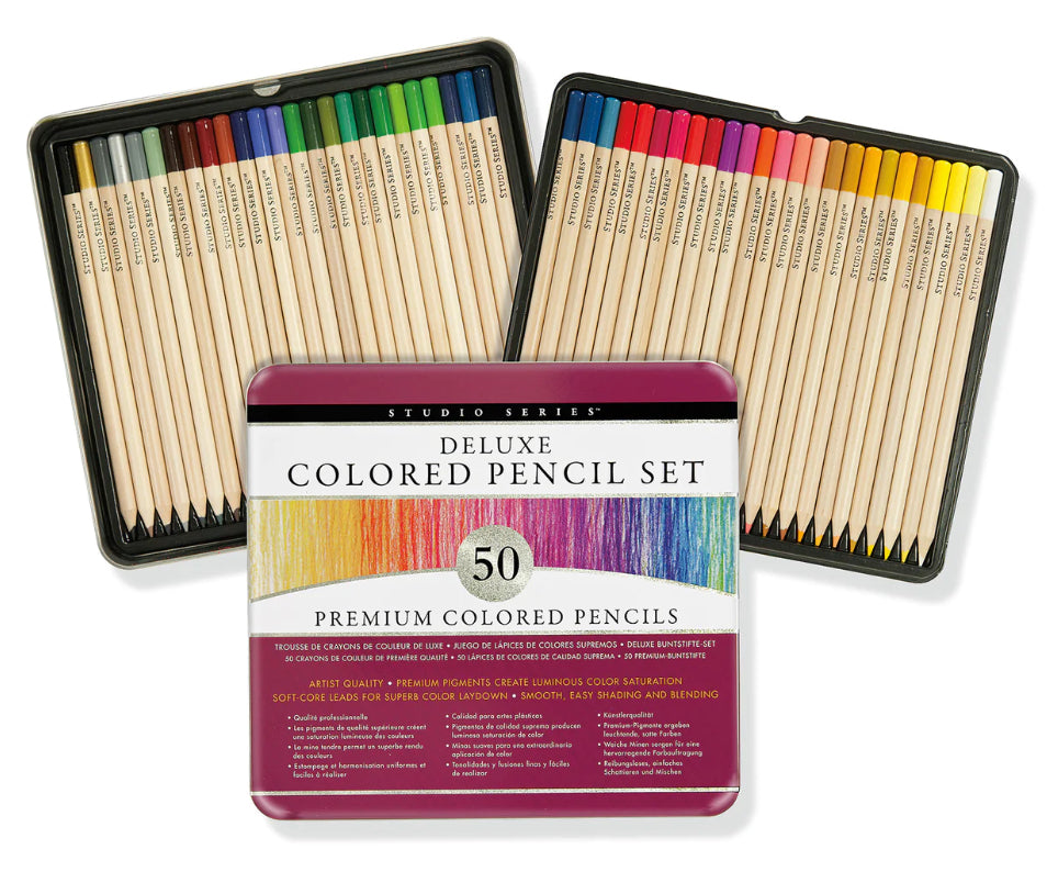 Studio Series Deluxe Coloured Pencil Set (50)