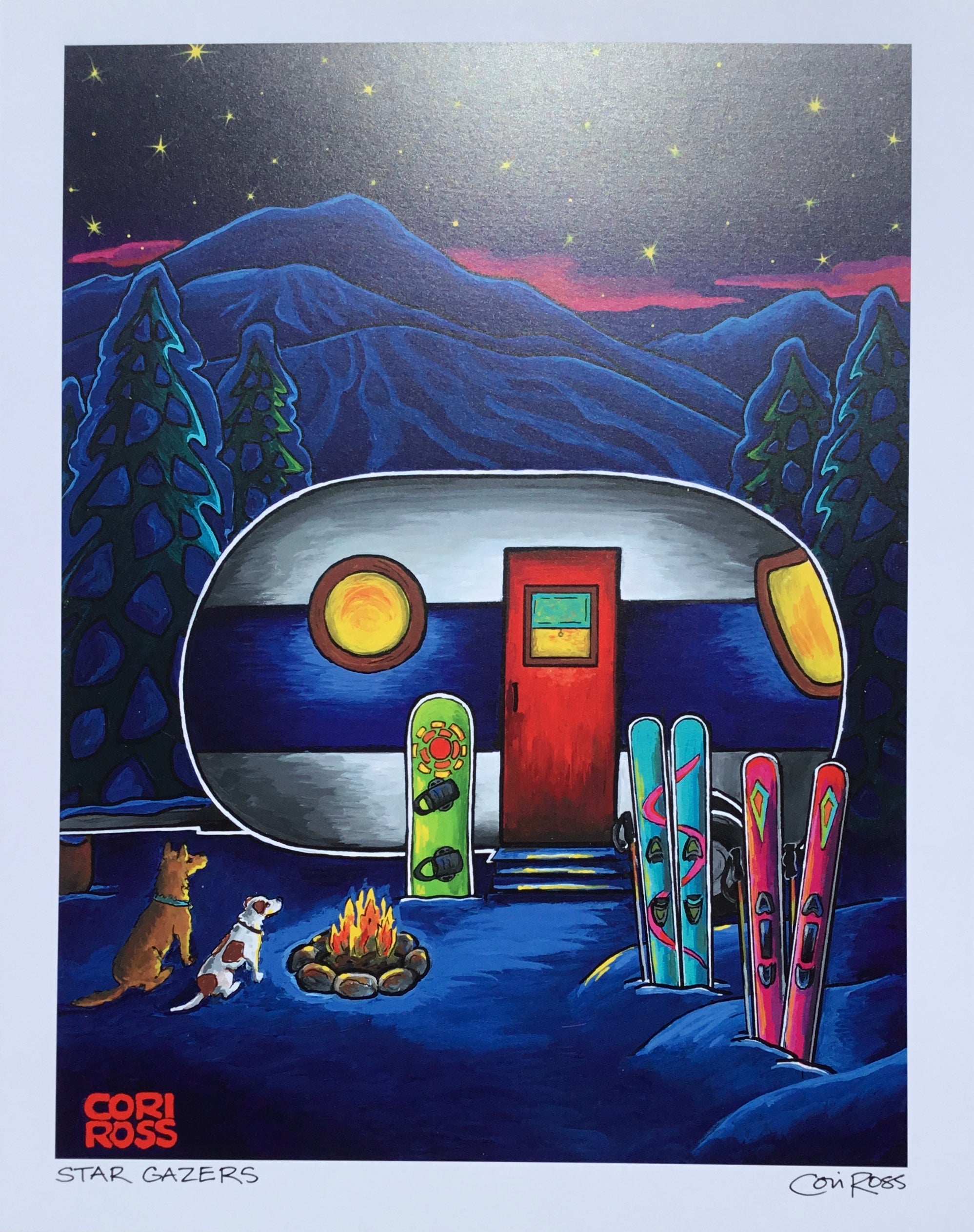 Cross Designs 11 x 14 Print - Star Gazers