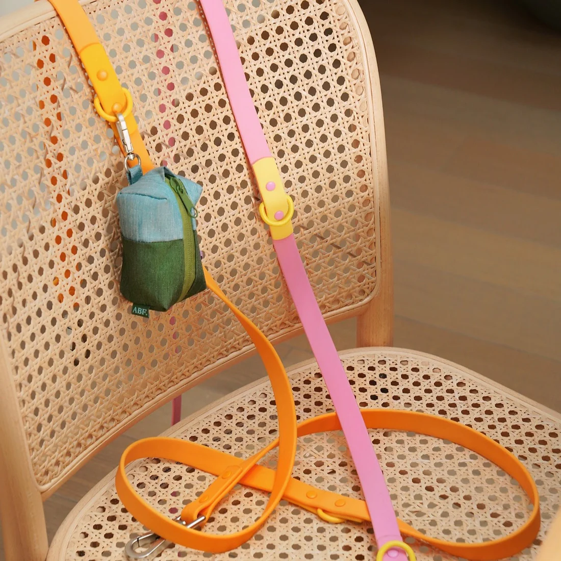 Fritz Poop Bag Carrier Denim / Green