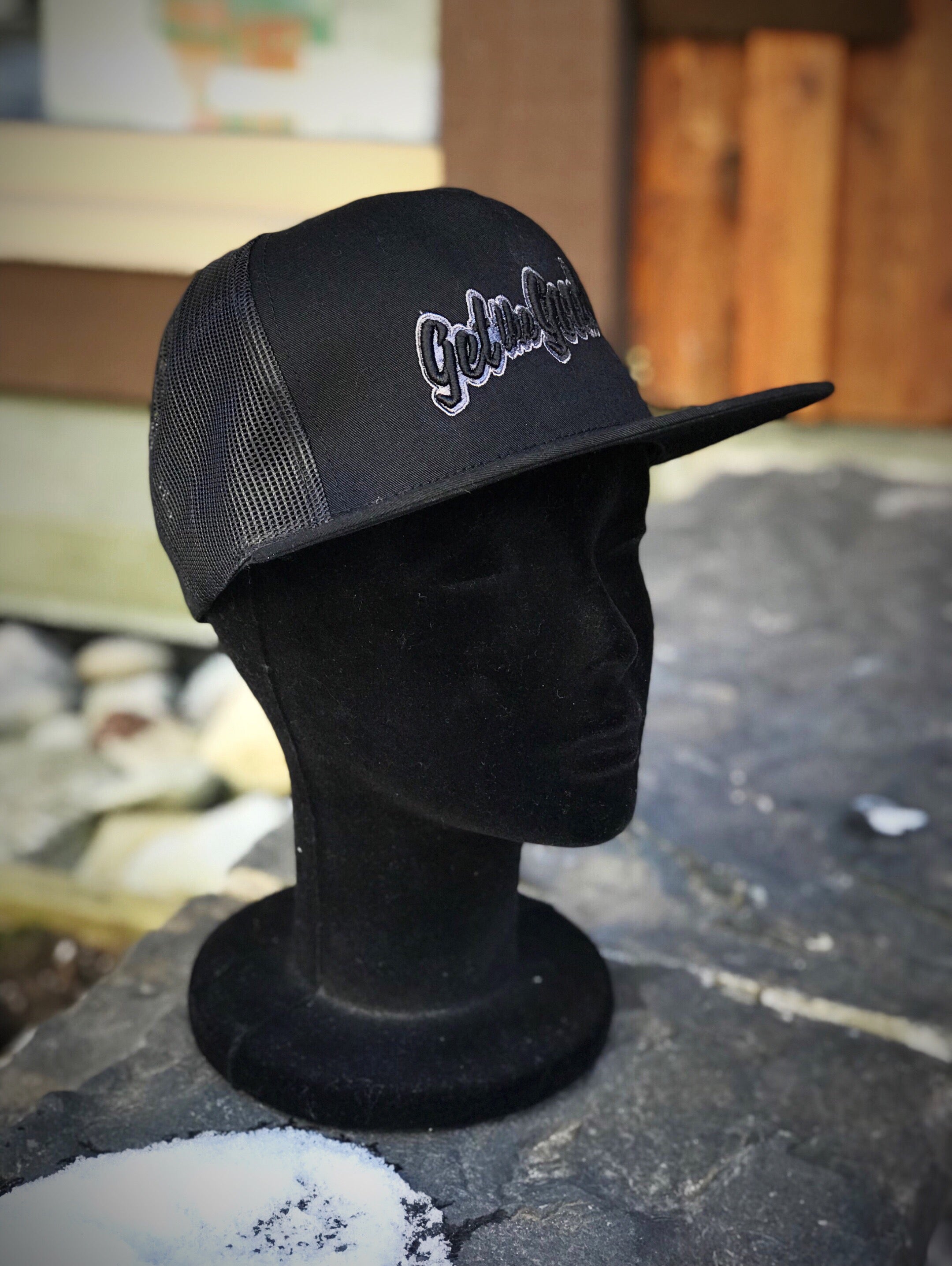 Get the Goods Black Trucker Hat