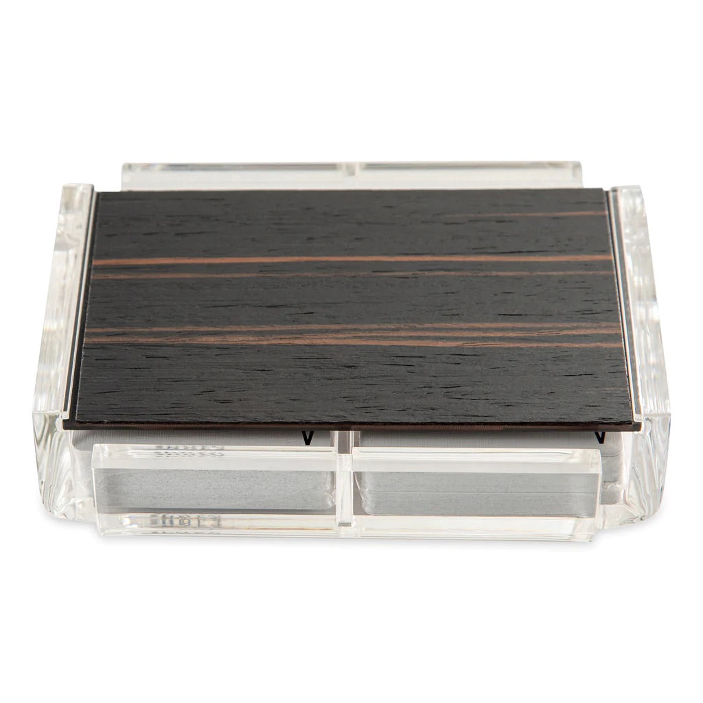 Luxe Dominoes La Pinta Exotic Wood Ebony
