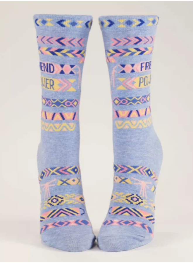 Blue Q Women's Socks Friend Power