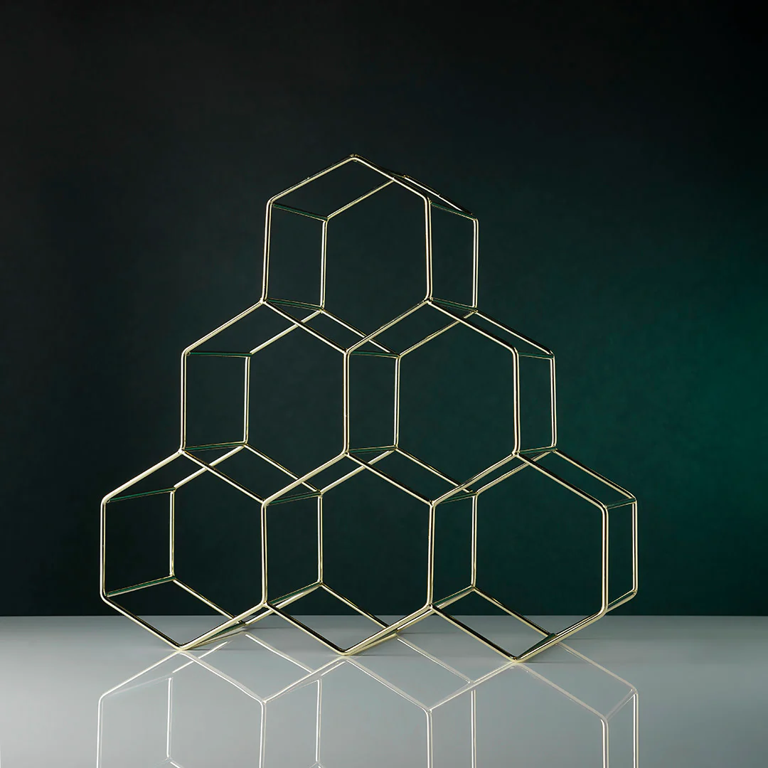 Viski Belmont: Geo Wine Rack