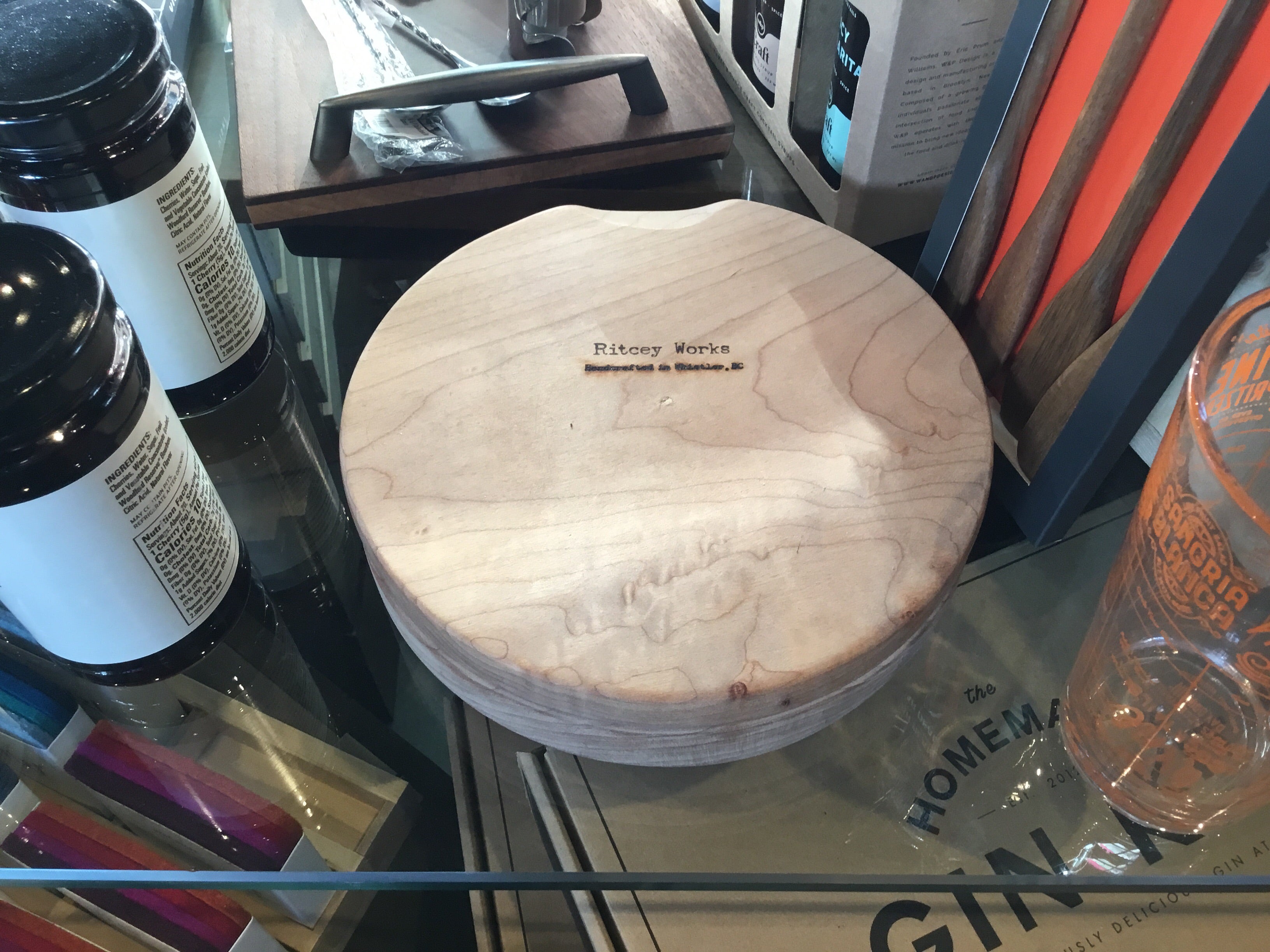 Ritcey Works Serving Board Maple Round