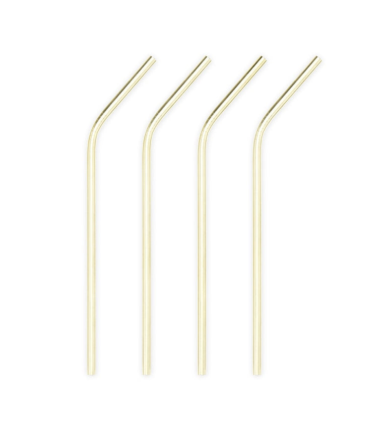 Viski Cocktail Straws Gold