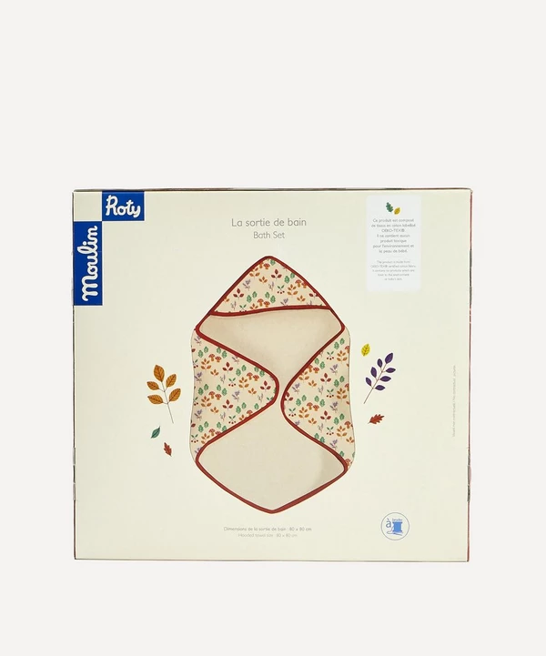 Moulin Roty Pomme des Bois Muslin Hooded Towel