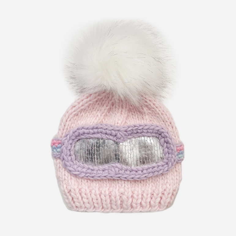 BB Hill - Ski Goggle Beannie Pink XS