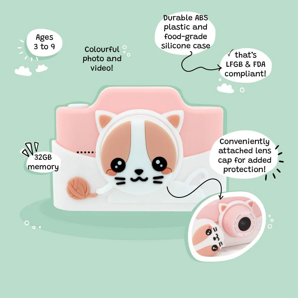 Kidamento - Kids Digital Camera - Cat
