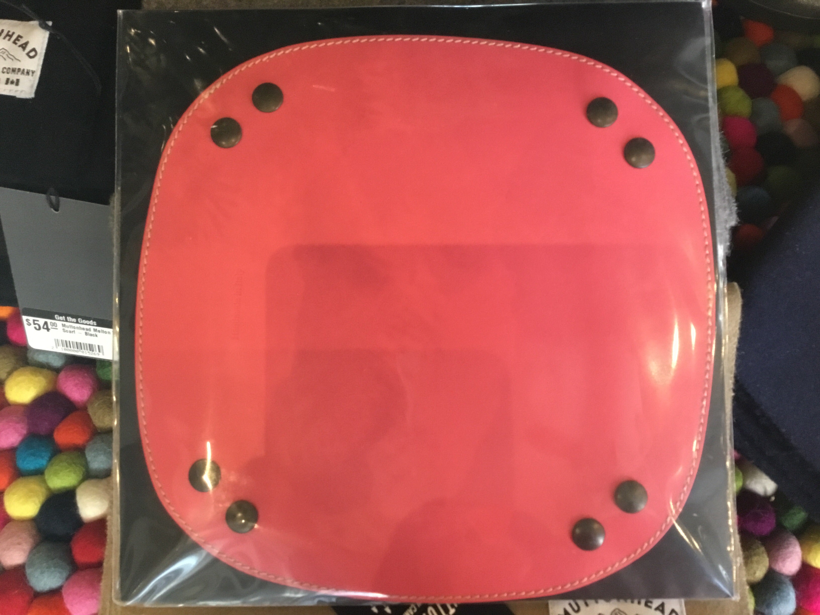 Fiorentina Leather Desk Tray/Catch-All 9x9