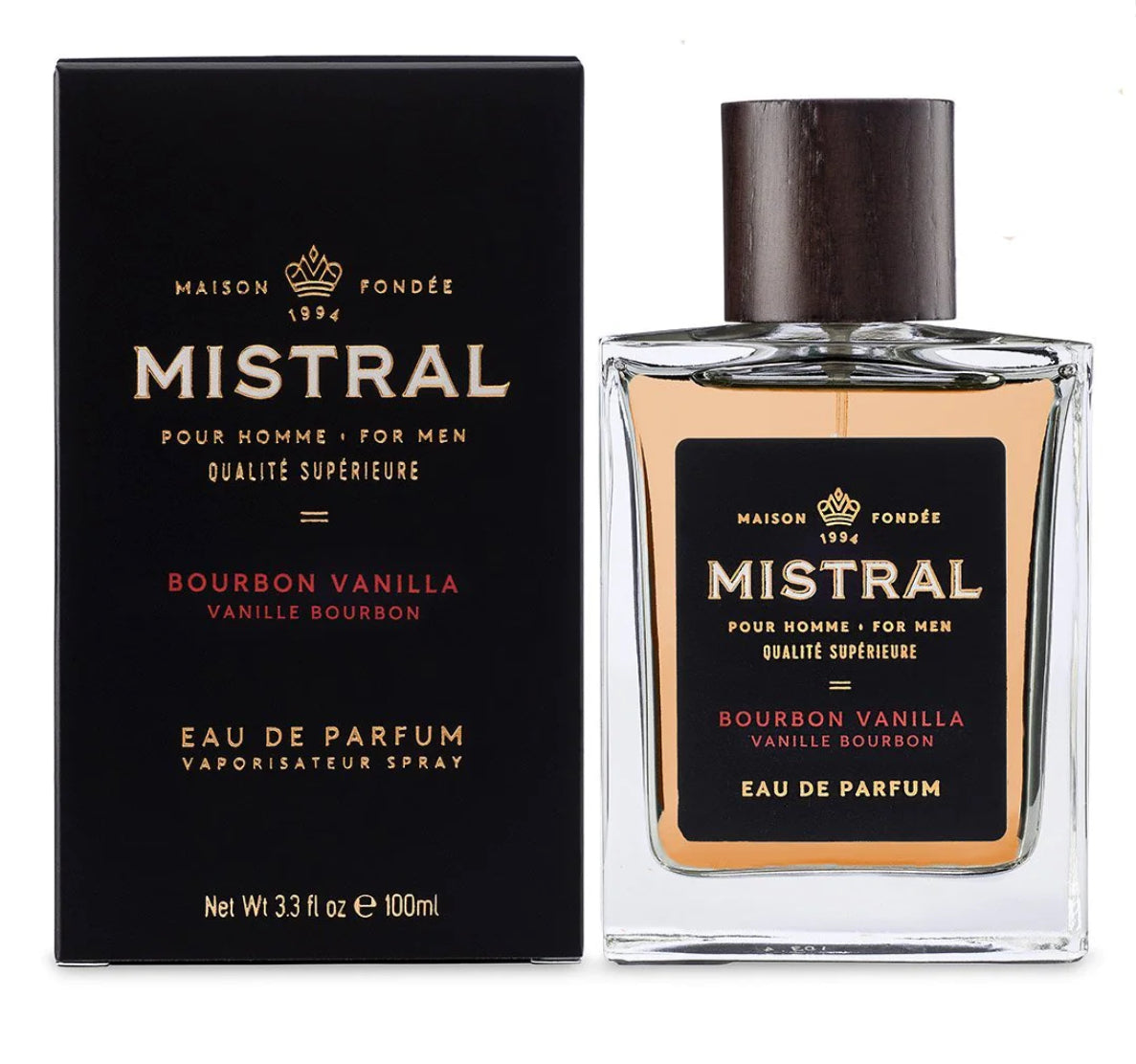 Mistral Men's Cologne 100ml Bourbon Vanilla