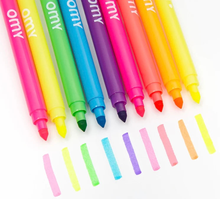 OMY Set Of 9 Neon Markers