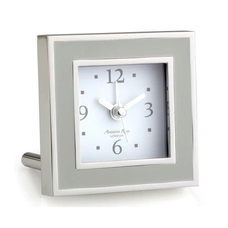 Addison Ross Alarm Clock Chiffon & Silver