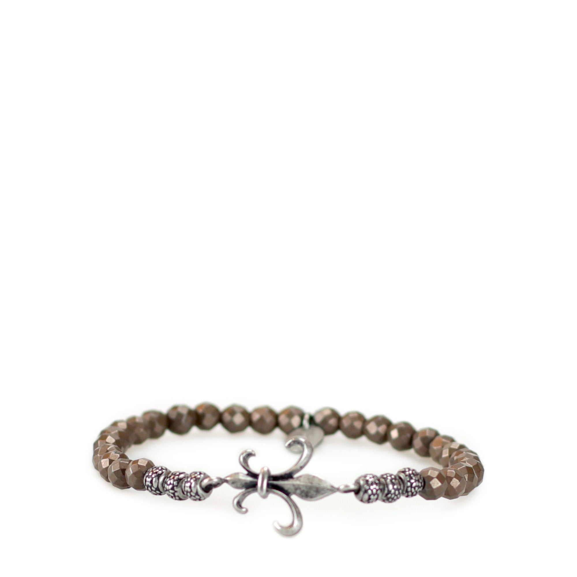 Gnome & Bow Fleur-de-lis Bracelet