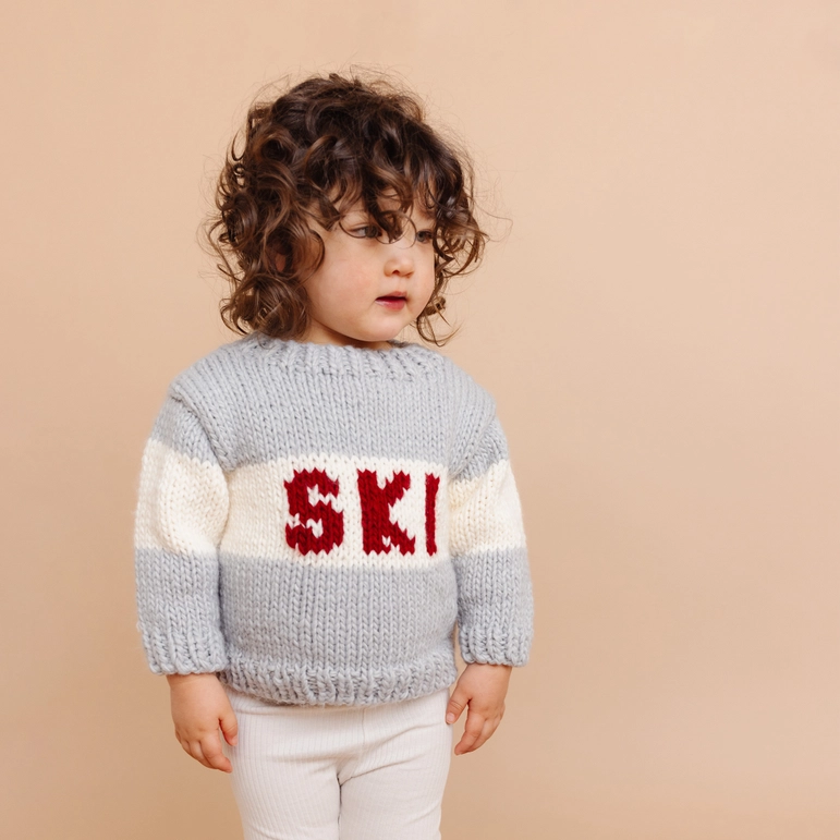 Ski Sweater Grey - Kids and Baby