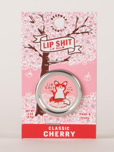 Blue Q Lip Shit Cherry Lip Balm