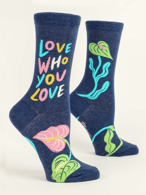 Blue Q Women's Socks Love Who You Love