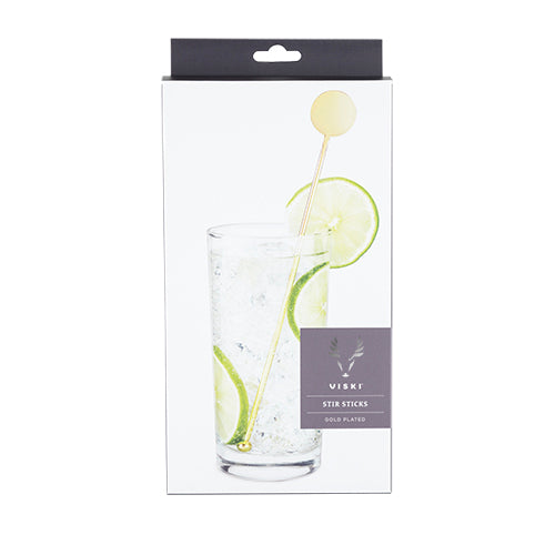 Viski Belmont: Gold Stir Stick