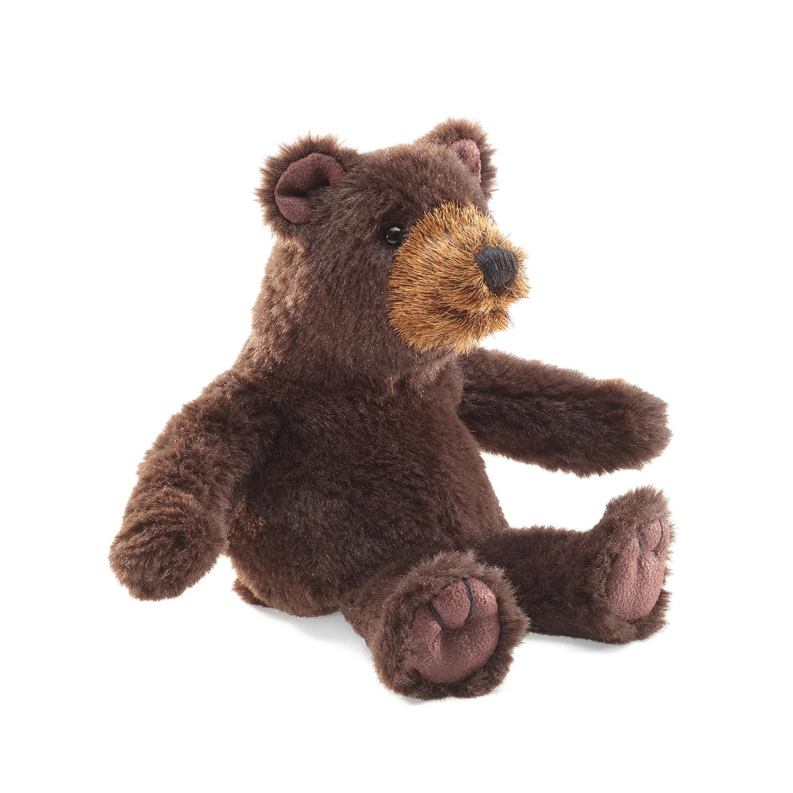 Mini Brown Bear Finger Puppet
