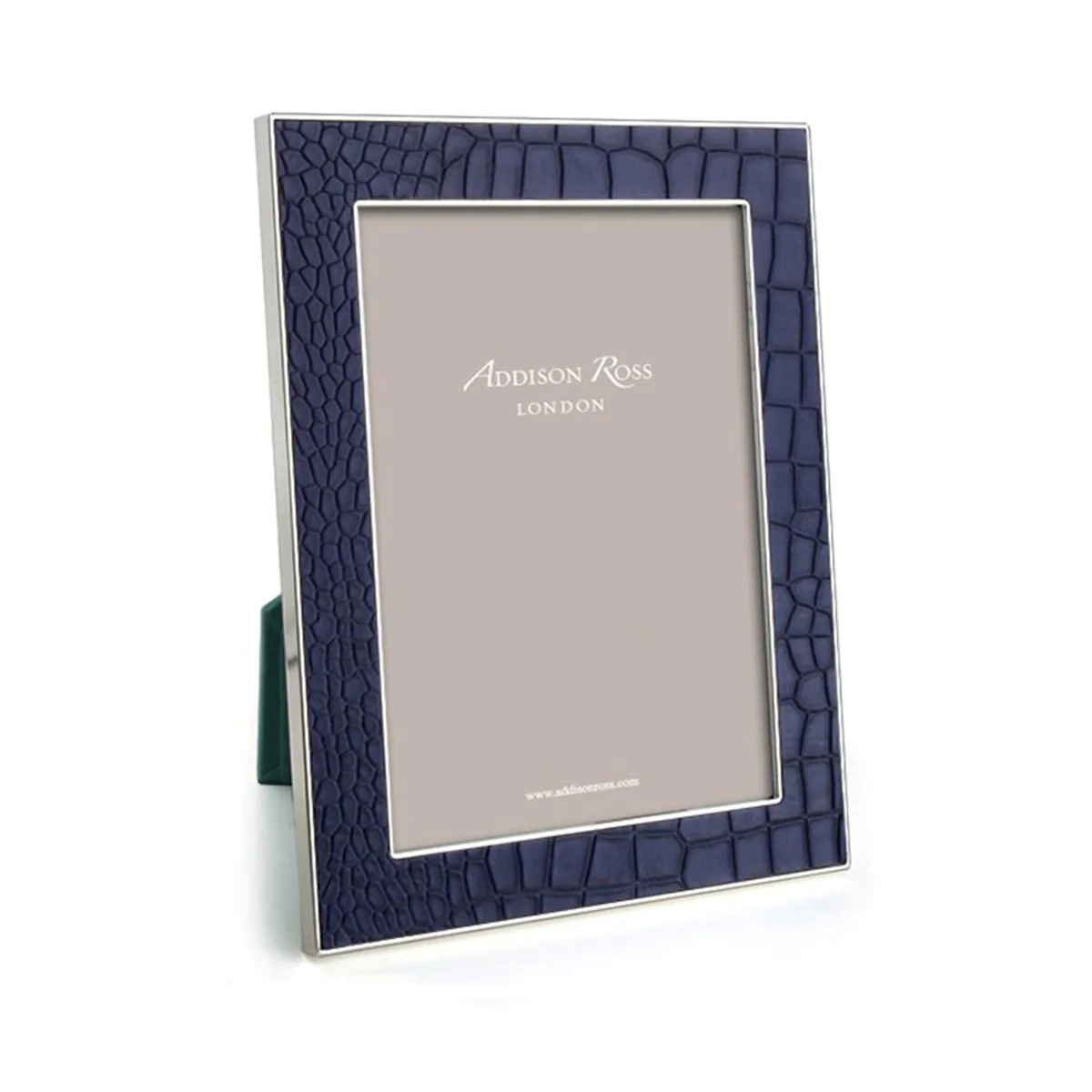 Addison Ross 5x7 Faux Croc Blue