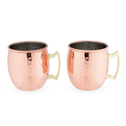 True Hammered Moscow Mule Cooper Mugs 2pk