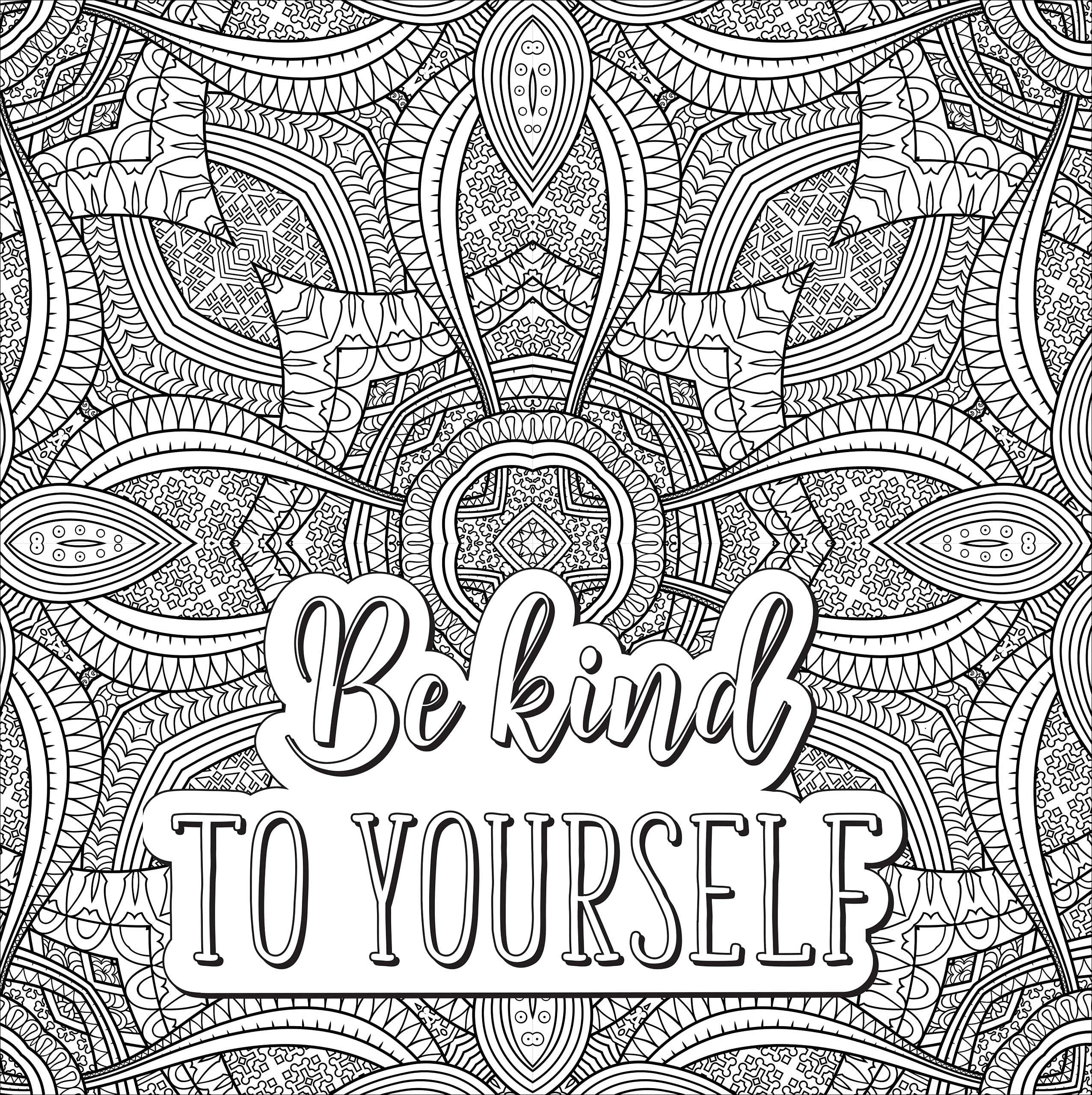 Self Care Coloring Book
