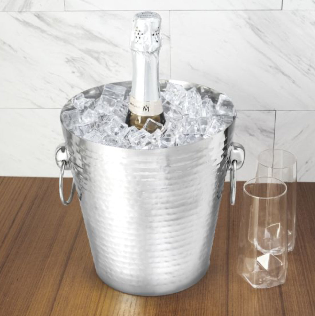 Viski Hammered Ice Bucket