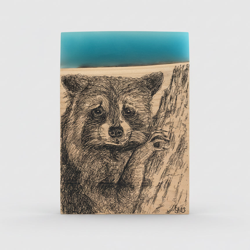 Michaela Iva - Sad Racoon Epoxy