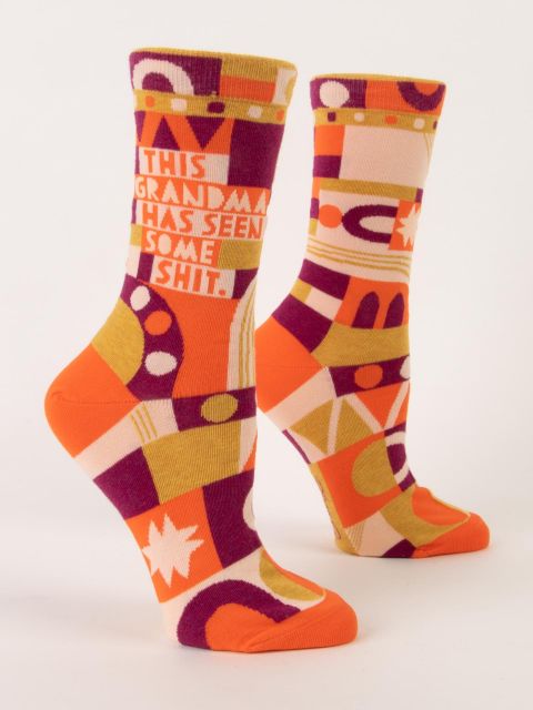 Blue Q Women's Socks Grandma's Seen Shit