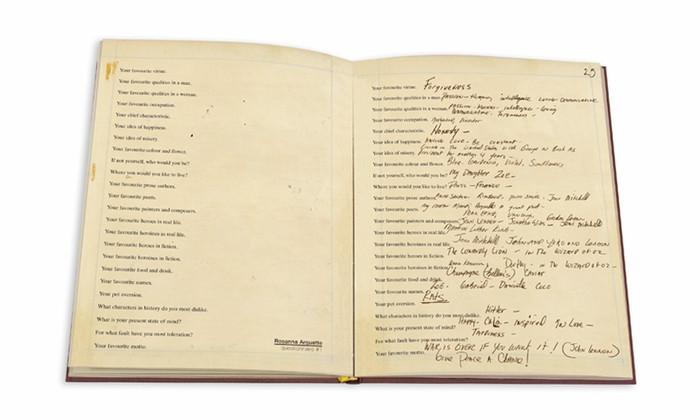 The Proust Questionnaire