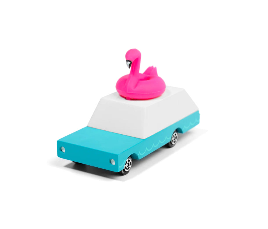 Candylab Candycar Wagon Blue/Pink Flamingo