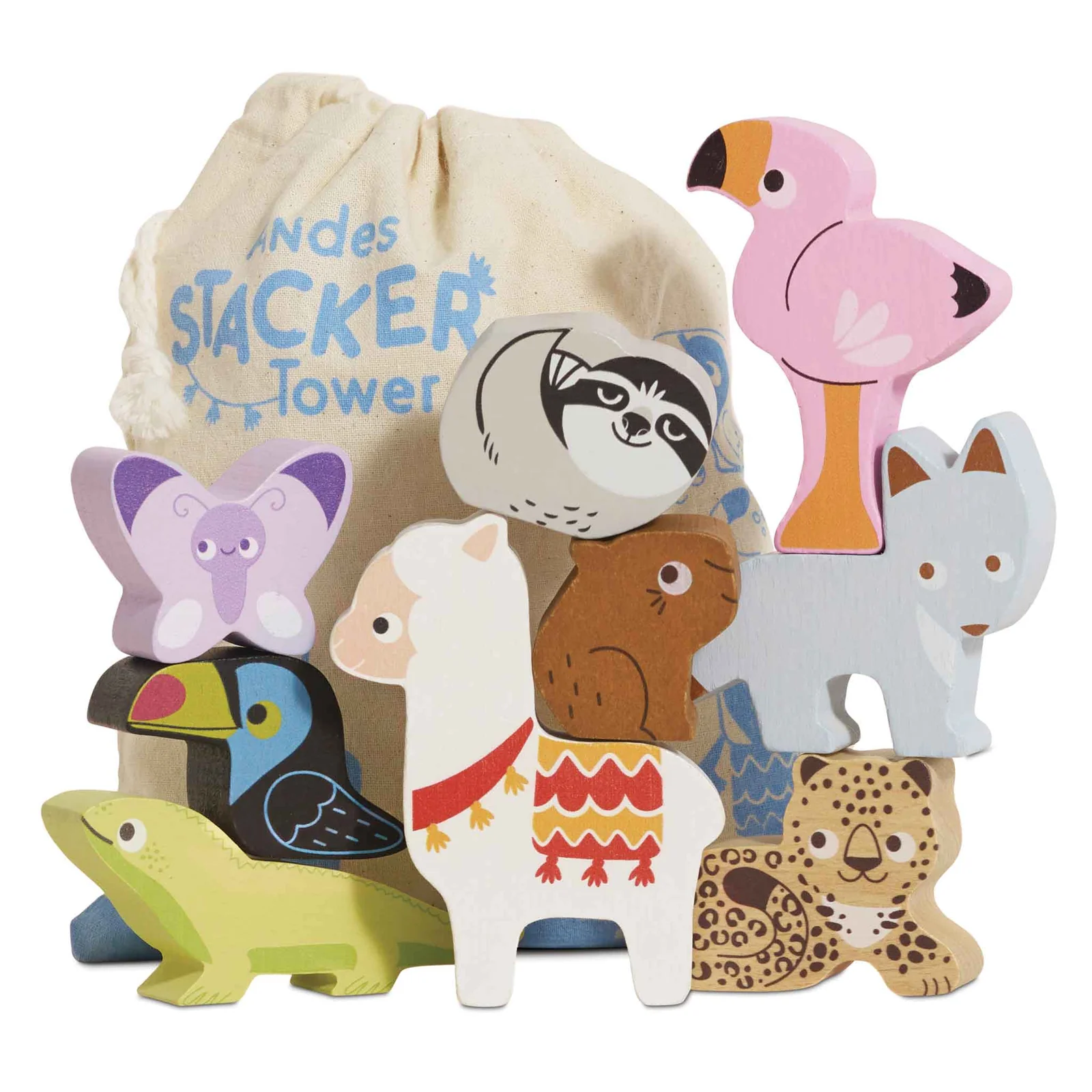 Le Toy Van Andes Stacking Animals