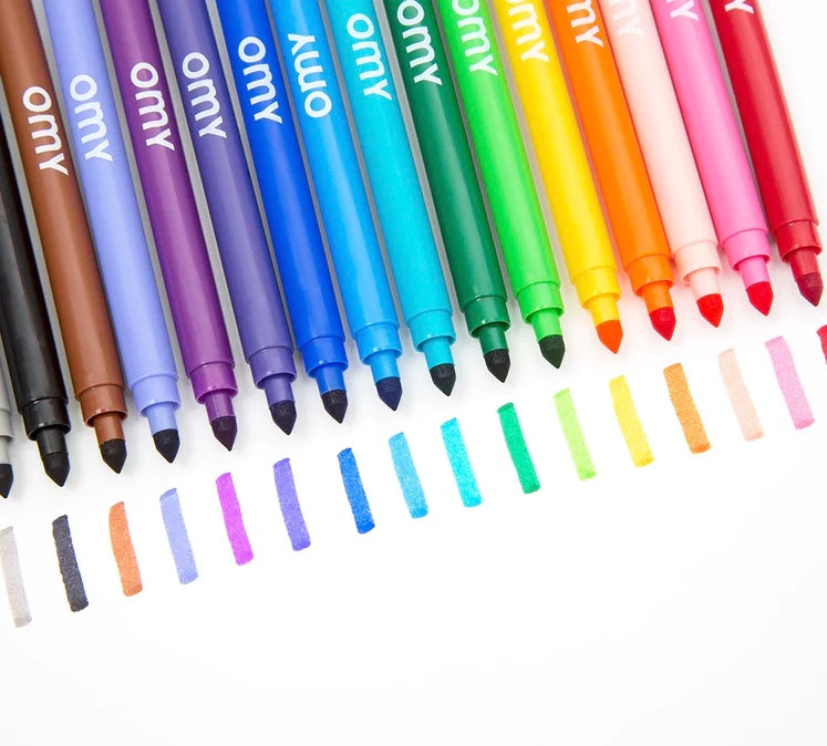 OMY Set Of 16 Ultra Washable Markers