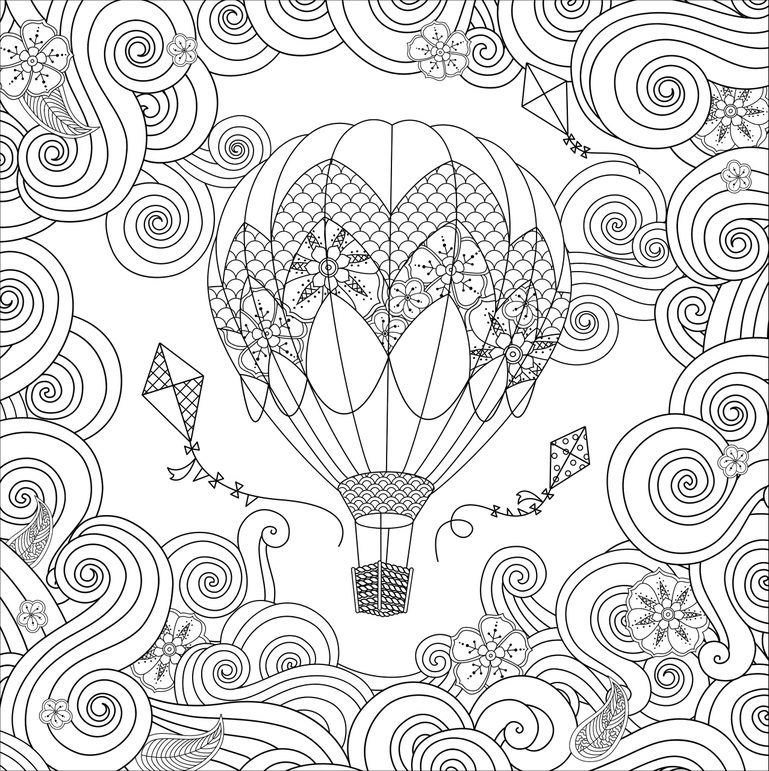 Boho Dreams Colouring Book