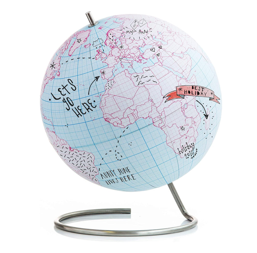 Suck UK Globe Journal Large