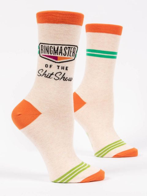Blue Q Women’s Socks Ringmaster Of The Shitshow