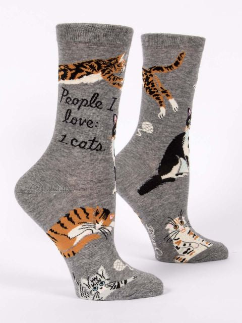 Blue Q Women’s Socks People I Love: Cats