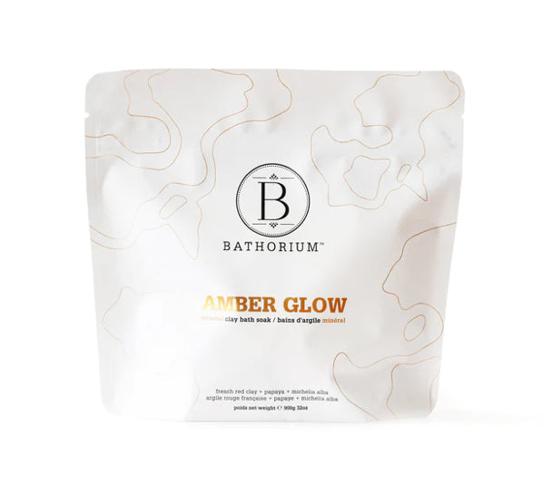 Bathorium Amber Clay Soak Glow Mineral Bath