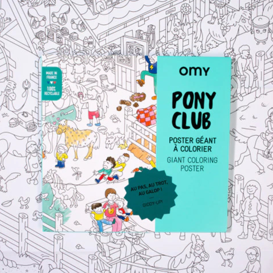 OMY Giant Poster Pony Club
