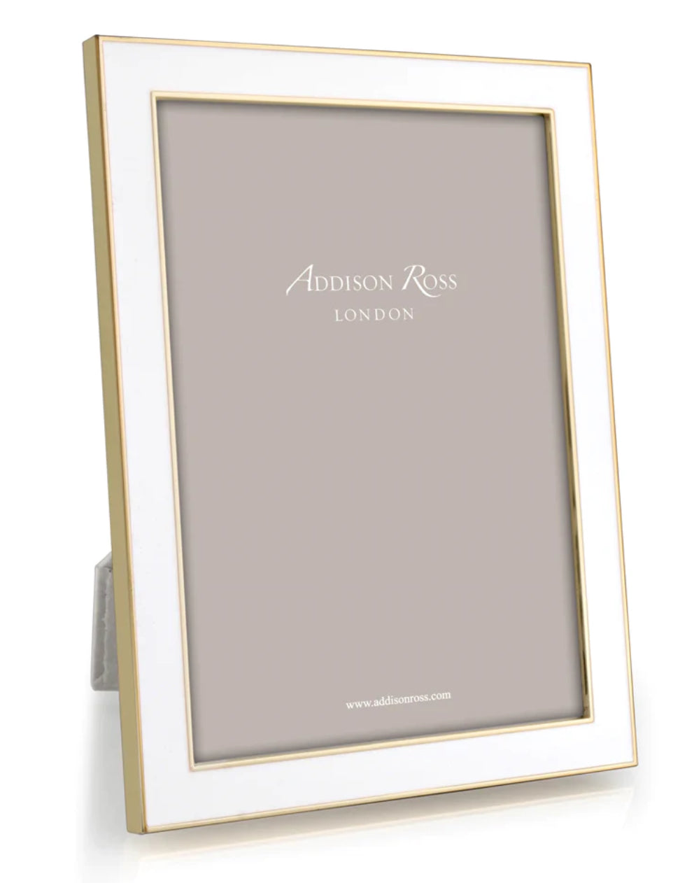 Addison Ross 5x7 15mm White & Gold